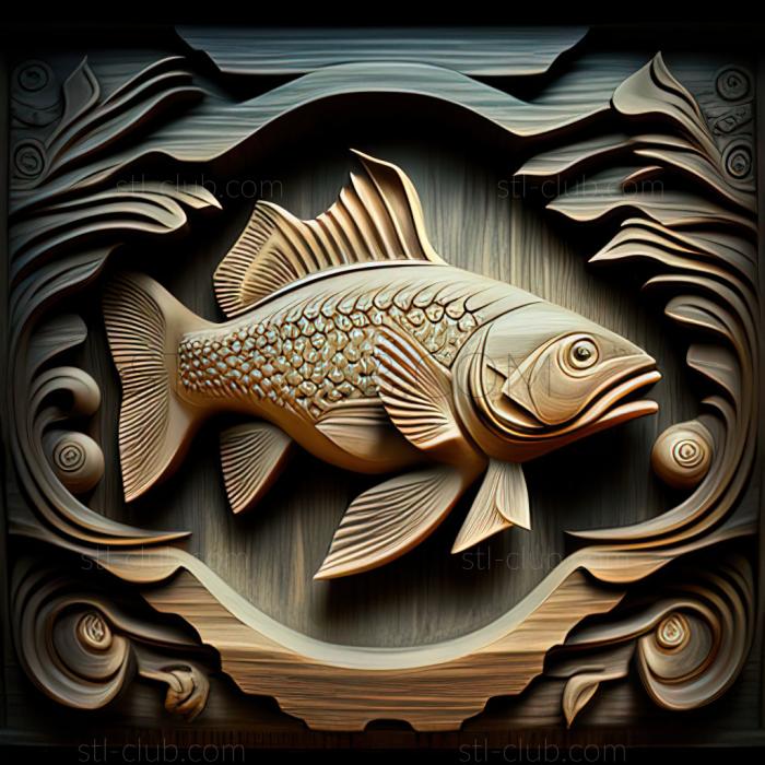 3D model st Spot danio fish (STL)